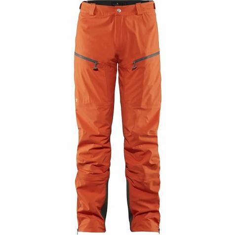 Fjällräven Men Bergtagen Walking Pants Orange PH242462 Philippines